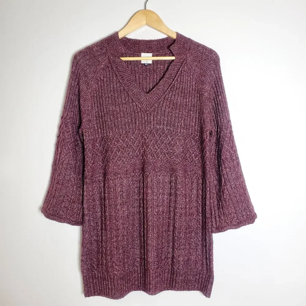Cabi 4066 Chime Pullover cable knit soft Sweater Fall 2020 SIze Medium